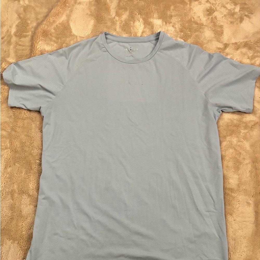 YoungLA Men's Soft Gray Short Sleeve Tee